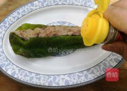 烤箱版•青椒酿肉的做法图解13