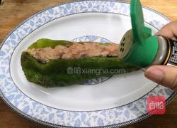 烤箱版•青椒酿肉的做法图解14