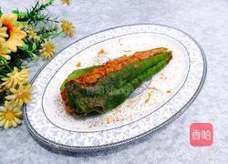 烤箱版•青椒酿肉的做法图解15