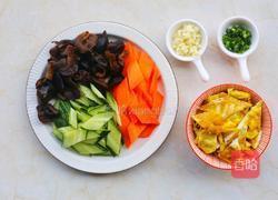 低脂低卡的黄瓜木耳炒鸡蛋的做法图解2