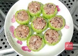 猪肉木耳酿苦瓜的做法图解10