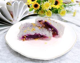 桂花西米紫薯糕[图]