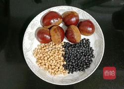 板栗双豆浆的做法图解1