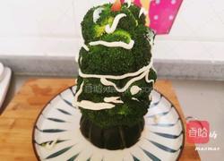 西兰花圣诞树的做法图解8