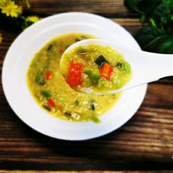 菠菜汁疙瘩汤的做法[图]