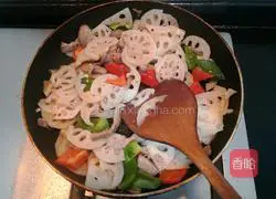 Illustration of Stir-fried Lotus Root 20