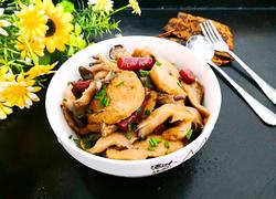 腊味菌菇素鸡