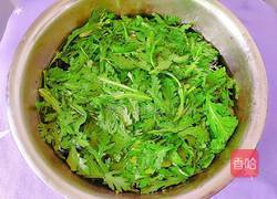 香脆茼蒿的做法图解3