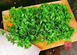 香脆茼蒿的做法图解4