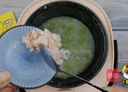 10个月宝贝生鲜，养胃低脂肪易消化的娃娃菜鲜虾粥【小鹿优鲜】的做法图解8