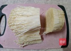 凉拌蒜香金针菇的做法图解2