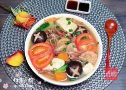 海鲜豆腐蔬菜煲的做法图解15