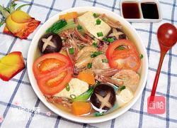 海鲜豆腐蔬菜煲的做法图解16