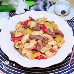 孜然羊肉猫耳朵的做法[图]