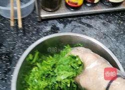 蒸茼蒿的做法图解2