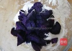 紫薯全麦营养花卷的做法图解3