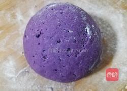 紫薯全麦营养花卷的做法图解4