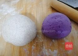 紫薯全麦营养花卷的做法图解8