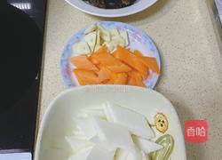 木耳炒山药胡萝卜的做法图解3