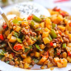 土豆肉末盖饭的做法[图]