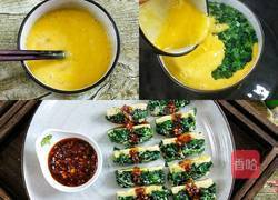 菠菜蒸鸡蛋 冬日营养菜的做法图解4