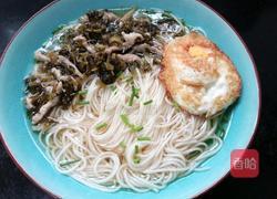 雪菜肉丝面的做法图解7