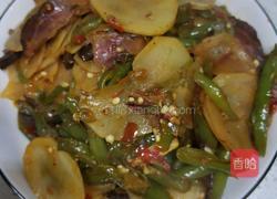 土豆炒腊肉的做法图解7