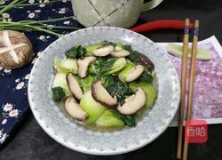 青菜炒香菇的做法图解8