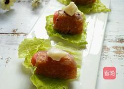 火腿肠手抓饼卷的做法图解11