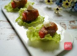 火腿肠手抓饼卷的做法图解12