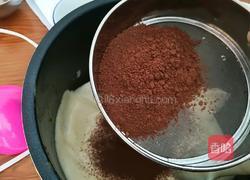 10寸烫面可可戚风蛋糕的做法图解8