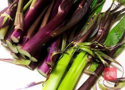 生炒菜心的做法图解1