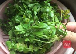 荠菜炒蛋的做法图解1