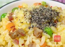 金黄鹅肝炒饭的做法图解10