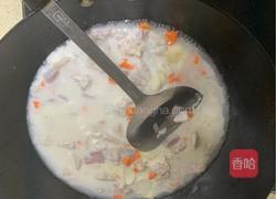 椰汁芡实香芋煲的做法图解5