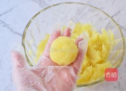 团团圆圆肉末土豆球的做法图解6