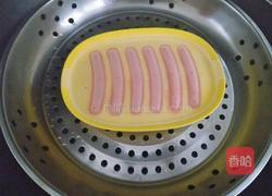 红萝卜虾肉肠的做法图解8