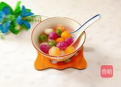 彩色汤圆的做法图解1