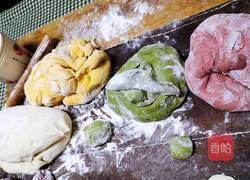 绣球馒头（步骤）的做法图解1