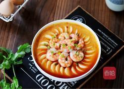 鸡蛋豆腐蒸虾仁的做法图解15