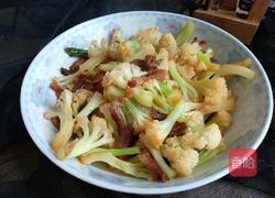 猪肉炒菜花的做法图解9