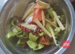 Illustration of how to make stir-fried squid 2