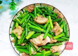 蒜苔炒熟肉的做法图解10