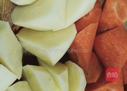 抗疫简餐胡萝卜土豆双蒸的做法图解2