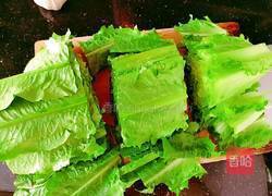 清炒油麦菜的做法图解3