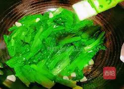 Illustration of stir-fried lettuce 11