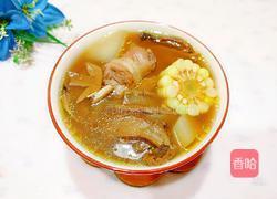 大脚菌玉米鸡汤的做法图解18