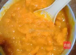 Illustration of how to make pumpkin cake 2