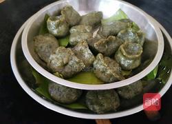糯叽叽的艾草糍的做法图解11