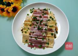 五花咸肉蒸老豆腐的做法图解11
